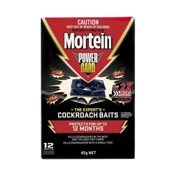 3 x Mortein Powergard Cockroach Baits | 12 Pack