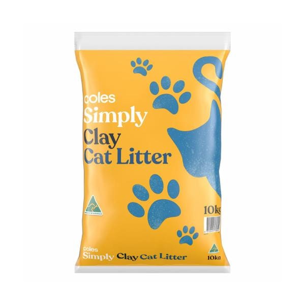 Coles Simply Cat Litter Clay | 10Kg Main image