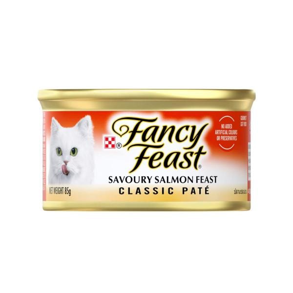 Fancy Feast Classic Pate With Salmon Cat Food | 85g Main image