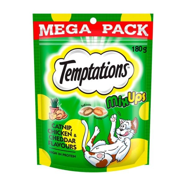 Temptations Mixups Catnip Chicken & Cheddar Cat Treat | 180g