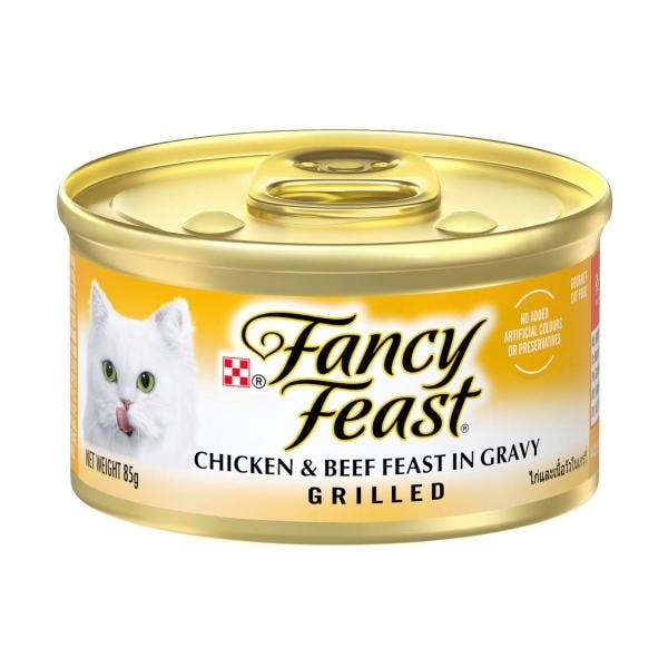 Fancy Feast Grilled With Chicken & Beef Cat Food | 85g