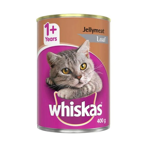 Whiskas 1+ Years Jellymeat Loaf Wet Cat Food Can | 400g Main image