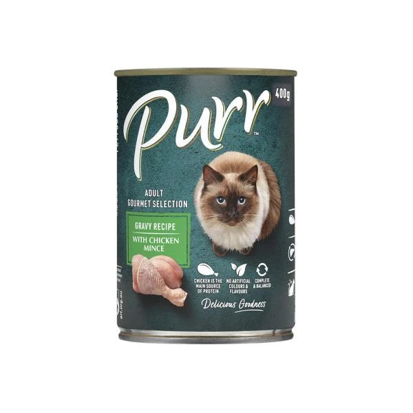 Purr Cat Food With Beef Mince | 400g Main image