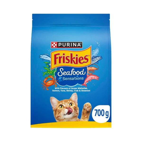 Friskies Seafood Sensations Dry Cat Food | 700g Main image
