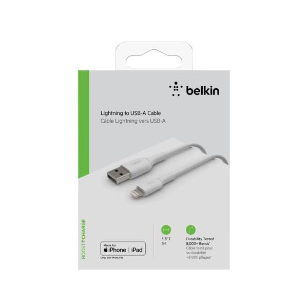 Belkin Boostcharge Lightning To Usb-a Cable 1m White | 1 Pack Main image