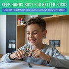 YISHIDANY 3pcs Magnetic Fidget Rings Stress Relief ADHD Spinner Toy