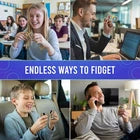 YISHIDANY 3pcs Magnetic Fidget Rings Stress Relief ADHD Spinner Toy