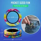 YISHIDANY 3pcs Magnetic Fidget Rings Stress Relief ADHD Spinner Toy