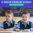 YISHIDANY 3pcs Magnetic Fidget Rings Stress Relief ADHD Spinner Toy