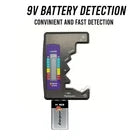 Digital Battery Tester LCD AA AAA C D 9V Button Cell Checker