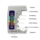 Digital Battery Tester LCD AA AAA C D 9V Button Cell Checker